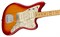 FENDER American Ultra Jazzmaster®, Maple Fingerboard, Plasma Red Burst электрогитара, цвет красный в комплекте кейс - фото 160674