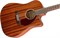 FENDER CD-140SCE DREAD AM W/CASE электроакустическая гитара, цвет натуральный, в комплекте кейс - фото 161548