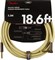 FENDER DELUXE 18.6' ANGL INST TWD инструментальный кабель, твид, 18,6' (5,7 м) - фото 162917