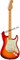 FENDER American Ultra Stratocaster®, Maple Fingerboard, Plasma Red Burst электрогитара, цвет красный в комплекте кейс - фото 163471