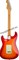 FENDER American Ultra Stratocaster®, Maple Fingerboard, Plasma Red Burst электрогитара, цвет красный в комплекте кейс - фото 163472