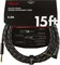 FENDER DELXUE 15' ANGL INST CABLE BTWD инструментальный кабель, черный твид, 15' (4,6 м) - фото 165004
