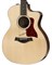 TAYLOR 214CE-CF DLX электроакустическая гитара, цвет натуральный, в комплекте кейс - фото 165389