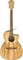 FENDER FA-345CE SPALTED MAPLE FSR LR электроакустическая гитара, цвет натуральный - фото 165721