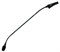 SHURE CVG18S-B/C конденсаторный кардиоидный микрофон на гибком держателе с выключателем, встроенный преамп, черный, длина 45 см. - фото 17773