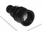 Розетка на кабель с резиновым корпусом IP44 черная - фото 202696