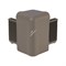 ADAM HALL Q4506MG - пластиковый стыковочный уголок для кейсов (цвет серый) - фото 27620