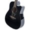 YAMAHA FGX800C BL - электроакустическая гитара с вырезом, цвет черный - фото 31277