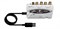 Behringer UFO202 внешний портативный звуковой интерфейс, USB, 2 вх/2 вых канала. 2 линейных вх (RCA), 2 линейных вых (RCA), вход фонокорректора для проигрывателей виниловых дисков, выход на наушники, регулировка громкости. ПО Tracktion 4 в комплекте. Цвет - фото 35609