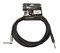 INVOTONE ACI1204/BK - инструм. кабель, 6,3 джек моно <-> 6,3 джек моно угловой, длина 4 м (черный) - фото 38095