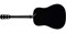 FENDER CC-60S BLK акустическая гитара, топ - массив ели, цвет черный - фото 38654
