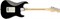 FENDER AM PRO STRAT MN BK электрогитара American Pro Stratocaster, цвет черный, кленовая накладка грифа - фото 42372