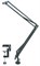 ROCKDALE MK003C пантограф со струбциной и настольным фланцем, 2 плеча по 36 см, чёрный - фото 44289