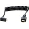 Atomos Right-Angle Micro to Full HDMI Coiled Cable 30 cm - фото 54079