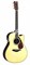 YAMAHA LLX26CWC электроакустическая гитара, цвет натуральный, корпус Jumbo - фото 63228