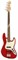 FENDER PLAYER JAZZ BASS PF SRD Бас-гитара, цвет красный - фото 65319