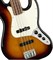 FENDER PLAYER JAZZ BASS FL PF 3TS Бас-гитара безладовая, цвет санберст - фото 65354