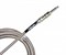 DIMARZIO METALLIC INSTRUMENT CABLE 18' SILVER EP1718SSSM инструментальный кабель 1/4'' mono - 1/4'' mono, 5,5м, цвет серебристы - фото 65967