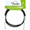 FENDER 5' INSTRUMENT CABLE BLACK инструментальный кабель, 1,5 м, цвет чёрный - фото 68579
