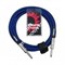 DIMARZIO INSTRUMENT CABLE 18' ELECTRIC BLUE EP1718SSEB инструментальный кабель 1/4'' mono - 1/4'' mono, 5,5м, цвет синий - фото 68597
