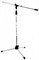 QUIK LOK A300 CH телескопическая микрофонная стойка типа журавль на треноге, высота 96-157 см., длина журавля 76 см, цвет хром - фото 69055