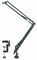 ROCKDALE MK003C пантограф со струбциной и настольным фланцем, 2 плеча по 36 см, чёрный - фото 73341