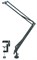 ROCKDALE MK003C пантограф со струбциной и настольным фланцем, 2 плеча по 36 см, чёрный - фото 73342