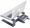 ROCKDALE LS600 настольная металлическая подставка под ноутбук с полкой, высота 12 см, цвет черный - фото 73345
