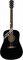 FENDER CC-60S Concert Pack, Black комплект: акустическая гитара, струны, ремень, медиаторы - фото 74899