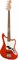 FENDER PLAYER JAGUAR BASS PF SRD Бас-гитара, цвет красный - фото 76433