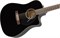 Fender CD-60SCE Dread Black WN электроакустическая гитара - фото 77092