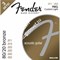 FENDER 80/20 Bronze Acoustic Strings, Ball End, 70CL .011-.052 Gauges, 3-Pack Комплект струн (Упаковка из 3-х компл.) - фото 80295