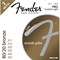 FENDER 80/20 Bronze Acoustic Strings, Ball End, 70CL .011-.052 Gauges, 3-Pack Комплект струн (Упаковка из 3-х компл.) - фото 80296