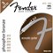 FENDER Phosphor Bronze Acoustic Guitar Strings, Ball End, 60-12L .010-.048 Gauges, Set of 12 Комплект струн (Упаковка из 12-и ко - фото 80301