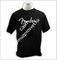 FENDER SPAGHETTI LOGO TEE BLK XL футболка с логотипом Fender Spaghetti, цвет чёрный, размер XL - фото 81645