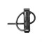 SHURE MX150B/O-XLR всенаправленный петличный микрофон черного цвета с преампом RK100PK, кабелем 1.8м, XLR коннектором - фото 81759