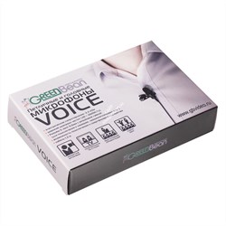 Микрофон петличный GreenBean Voice 2 black S-Jack - фото 100575