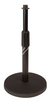 Ultimate Support JS-DMS50 стойка микрофонная, настольная, с круглым основанием, высота 20-31см. диаметр основания 17.8см, цвет черный - фото 10360