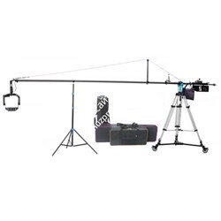 Комплект крана Proaim 22ft Fly Jib Crane, 100mm Tripod Stand, Sr. Pan Tilt Head, Portable Dolly (Production Package) - фото 106127