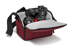 Manfrotto NX-SB-IBX Сумка наплечная для фотоаппарата NX I бордовая - фото 107668