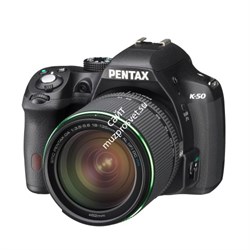 Фотокамера Pentax K-50 Kit + объектив DA 18-135 WR черный - фото 108118