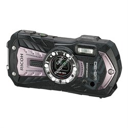 Влагозащищенная компактная фотокамера Ricoh WG-30 Wi-Fi черный с серыми вставками - фото 108225