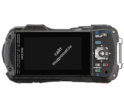 Влагозащищенная компактная фотокамера Ricoh WG-30 Wi-Fi черный с серыми вставками - фото 108227