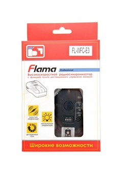 Радиосинхронизатор Flama FL-WFC-E3 радиосинхронизатор c функцией ПДУ (Canon EOS 1100D, 100D, 650D. 700D, 70D) - фото 109206