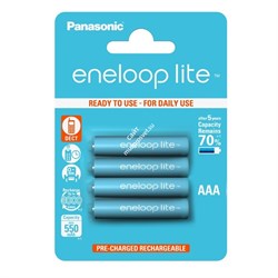 Panasonic Eneloop Lite AAA 550 4BP (BK-4LCCE/4BE) - фото 109541