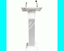 SHOW CSV-640/WH - трибуна со встроенной акустич. системой, подсв.,цвет, белый,  длина - 1320 мм. - фото 112739