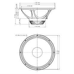 EIGHTEEN SOUND 15ND930/16 - 15" динамик НЧ, неодим, 16 Ом, 500 Вт AES, 98dB, 40...4100 Гц - фото 113011