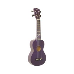 WIKI UK10S/VLT - гитара укулеле сопрано клен, цвет фиолетовый матовый, чехол в комплекте - фото 114321