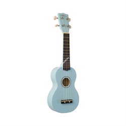 WIKI UK10S/BBL - гитара укулеле сопрано, клен, цвет синий матовый, чехол в комплекте - фото 114323