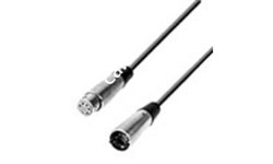 NEUMANN IC 5 BK - микрофонный кабель, разъёмы 5-pin XLR M / F, никелевые, диаметр 5 мм, длина 10 мет - фото 114885
